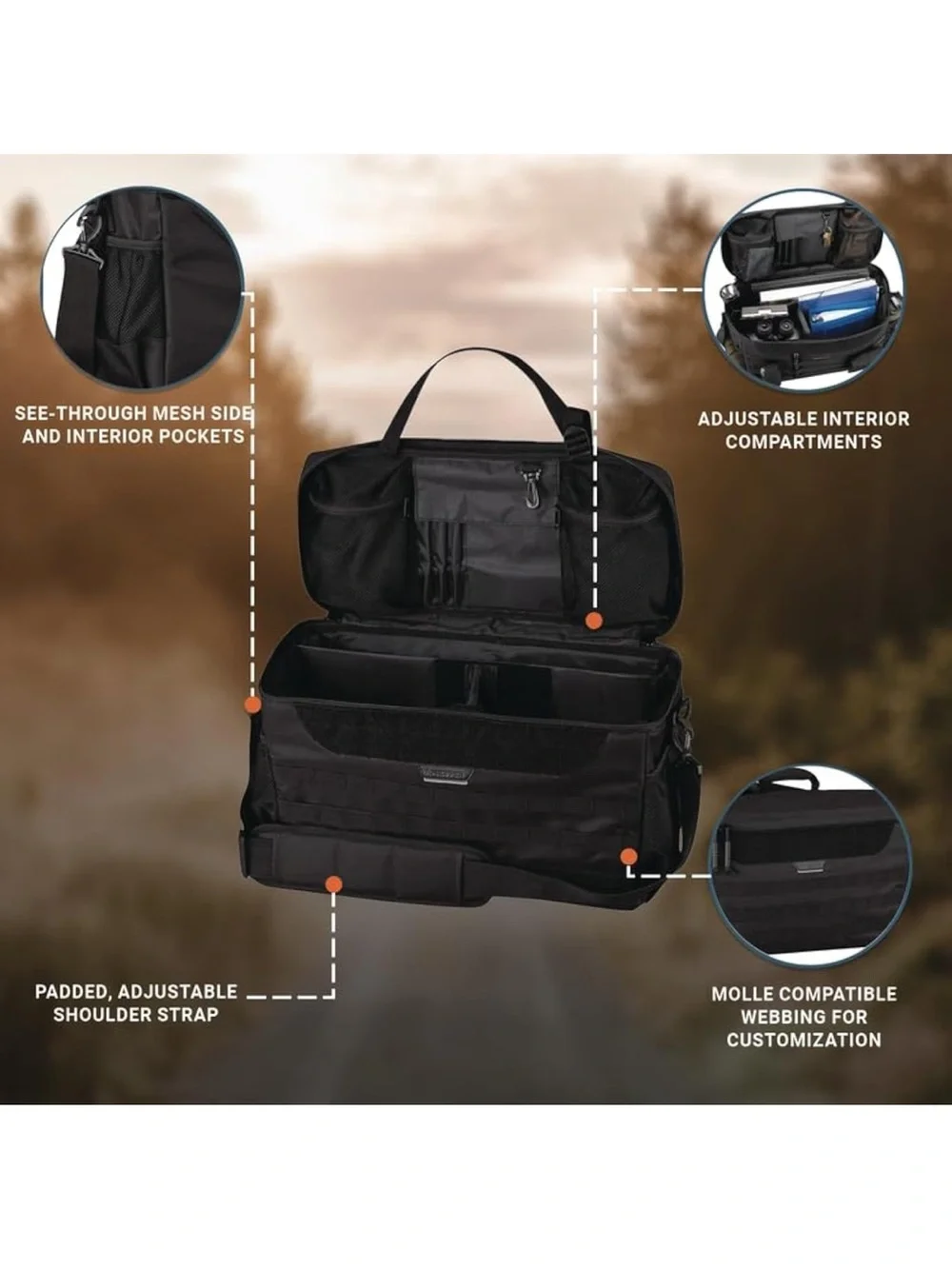 Propper Unisex Patrol Bag Measures 18” H x 9” W x 11” D